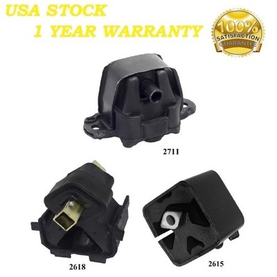 3PCS MOTOR & TRANS MOUNT FIT 1994 DODGE SHADOW 3.0L - AUTO TRANS