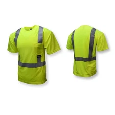 Radwear Class 2 Hi-Viz T-Shirt with Max-Dri™, Green, size 2 XL, ST11-2PGS