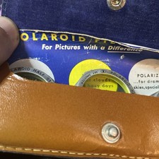 POLAROID Camera FILTER KIT Orange 4 Polarizing 2 Yellow 1 LEATHER CASE C3