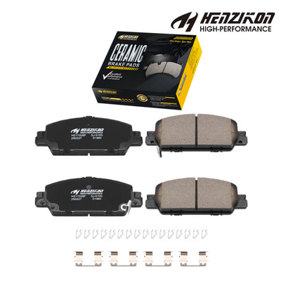 for 2016 2017 Honda Accord LX-S 2.4L Front Ceramic Disc Brake Pads w/ Hardware