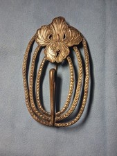 Antique Brooch Pin Sash Belt Buckle FLORAL. E
