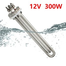 Suspension Immersion Water Submersible Heater Tube Heating Element 300W DC 12V