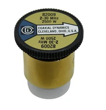 Wattmeter Element Slug 2500W 2.5kW 2-30 MHz Bird 43 Coaxial Dynam 82009 (2500H)