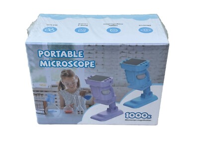 Kids Microscope - Mini Handheld Microscope for Kids, Portable Pocket Digital VFU