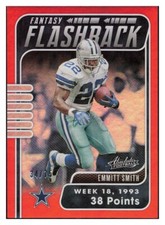 G070 EMMITT SMITH 2020 ABSOLUTE FANTASY FLASHBACK RED SPECTRUM 34/75 COWBOYS FF-