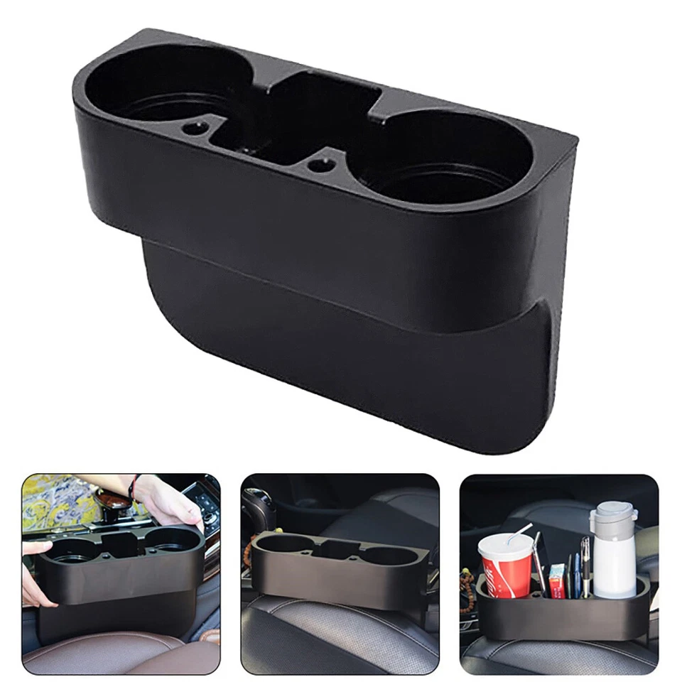 Caja de almacenamiento de llenado de huecos para asiento de coche soporte para teléfono portavasos organizador accesorios Foto 2 de 4