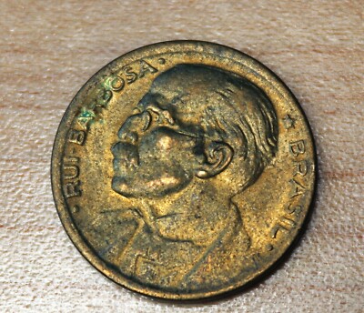 1955 Brazil 20 Centavos Ruy Barbosa 