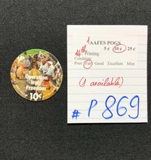 AAFES POGS, 14th Series/Printing,1 POG, 10¢ , #P869, FAIR