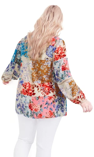 City Chic NWT PLUS SIZE 30-32 Aveology Luna Print Desert Patch - Picture 3 of 4