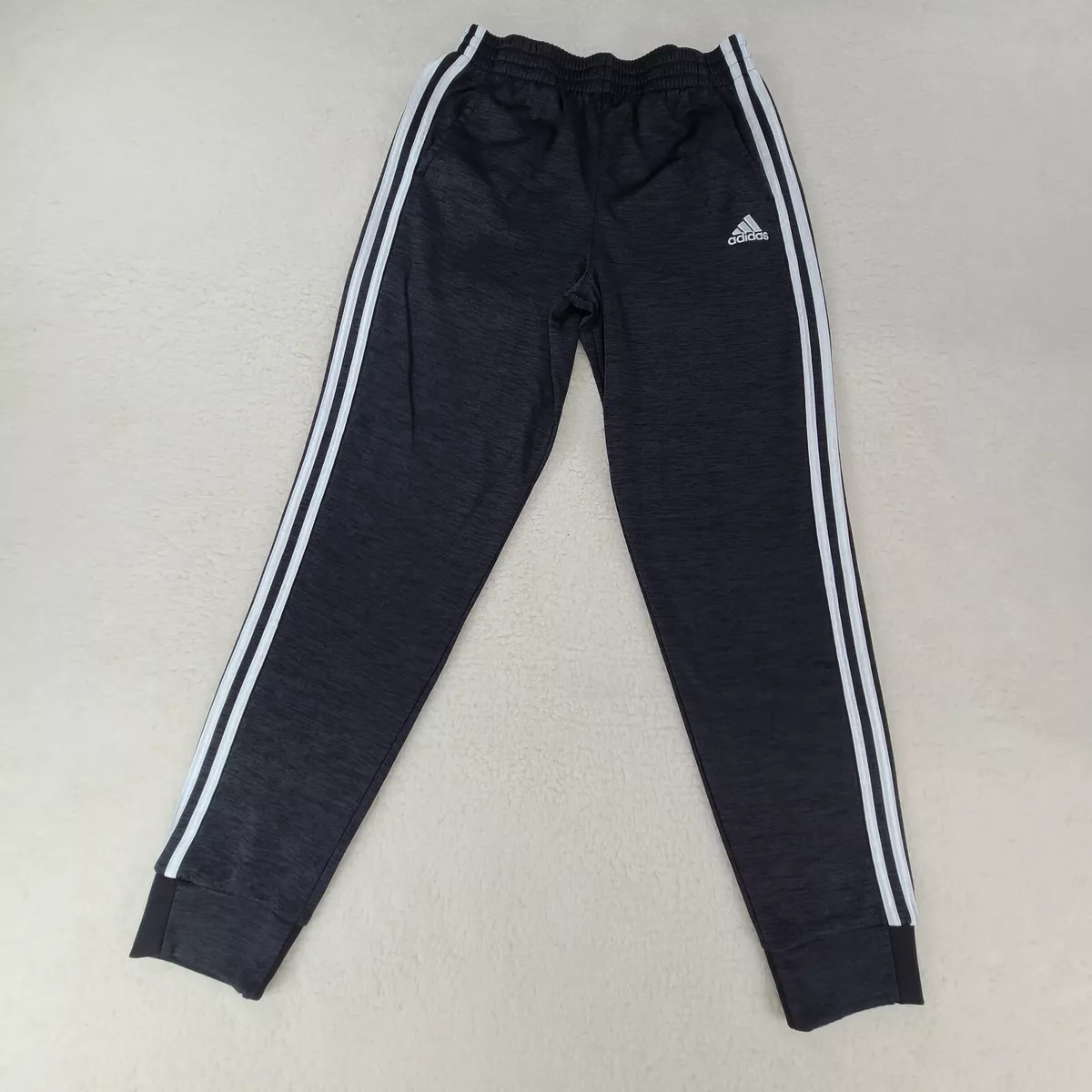 Original 3 striped Adidas pants Adidas pants Boys... - Depop