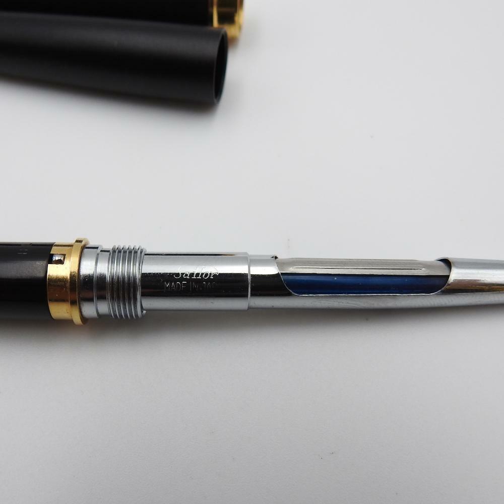 SAILOR Fountain Pen 18K AGM engraved operation unconfirmed Black