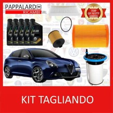 KIT TAGLIANDO 4 FILTRI + 5LT OLIO SELENIA 5W30 ALFA ROMEO GIULIETTA 1.6 JTDM