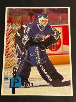 Box 3: 1994-95 St. Club Members Only WHITE BORDERED PROOF Felix Potvin #1