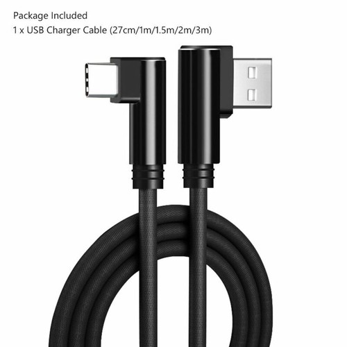 Typ C Ladekabel USB C Auf USB A Schnellladekabel Samsung LG V30 HTC Huawei Sony - Picture 3 of 14