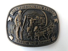 NRA Whittington Center National Rifle Association Raton New Mexico Belt Buckle