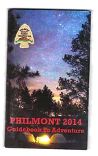 PHILMONT SCOUT RANCH * 2014 GUIDEBOOK TO ADVENTURE * 1 BOOK * FRONT & BACK VIEWS