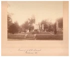 Original Civil War Enlarged Photograph of General J.E.B. Stuart's Gravesite