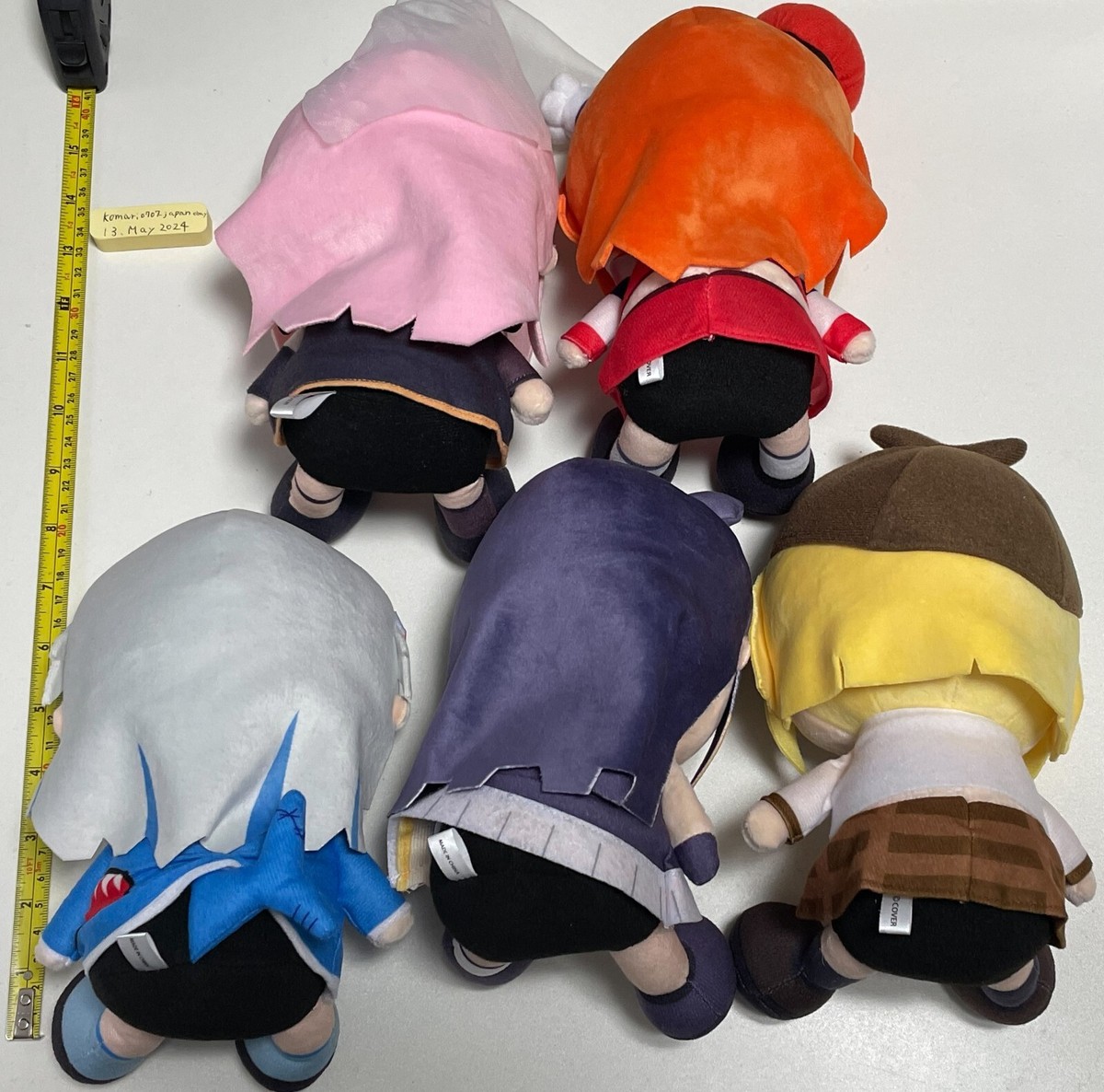 Hololive English Myth 2nd Anniversary Smol Plush Doll Set of Hololive English Myth 2nd Anniversary Smol Plush Doll Set of