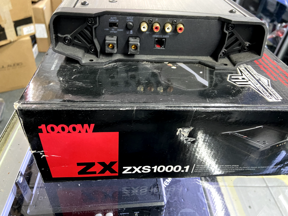 KICKER ZXS1000.1 CLASS D MONO AMPLIFIER *CLASSIC KICKER ZXS1000.1 CLASS D MONO AMPLIFIER *CLASSIC