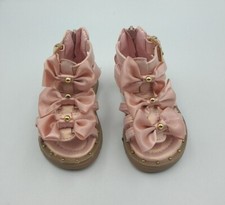 Girl's Pink Bow Sandals Open Toe Shoes Summer Fashion Party Kids