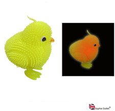 Light Up Chick Easter Kids LED Squishy Toy Art & Craft Party Gift Decor G1899 UK