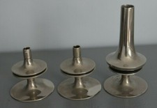 Bougeoir et Vase Métal Chromé Fritz Nagel 1960 /1970