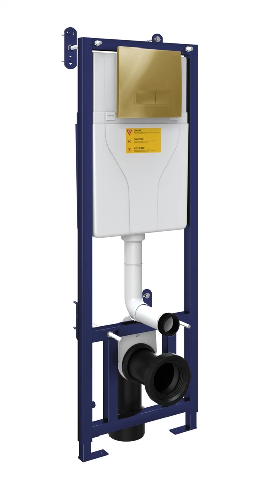 WALL HUNG (BACK TO WALL) ADJUSTABLE WC FRAMES INCLUDING DUAL FLUSH BUTTON - Image 4 of 4