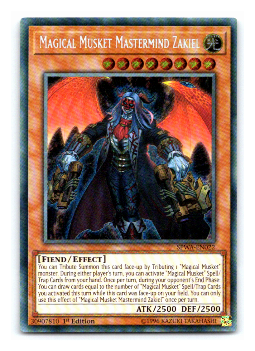 Magical Musket Mastermind Zakiel - SPWA-EN022 - Secret Rare 1st