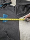 Women's Under Armour UA Storm Semi-Fitted Gray & Teal Pullover Hoodie Size Small