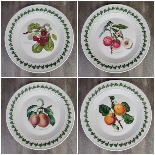 Set of 4 Pomona Portmeirion Dinner Plates ‘The Goddess Of Fruit’ 12.5in.