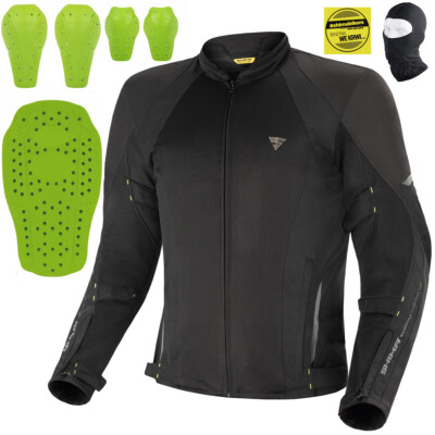 Motorradjacke | SHIMA JET | Motorrad Jacke mit Protektoren Textil Herren S - 3XL