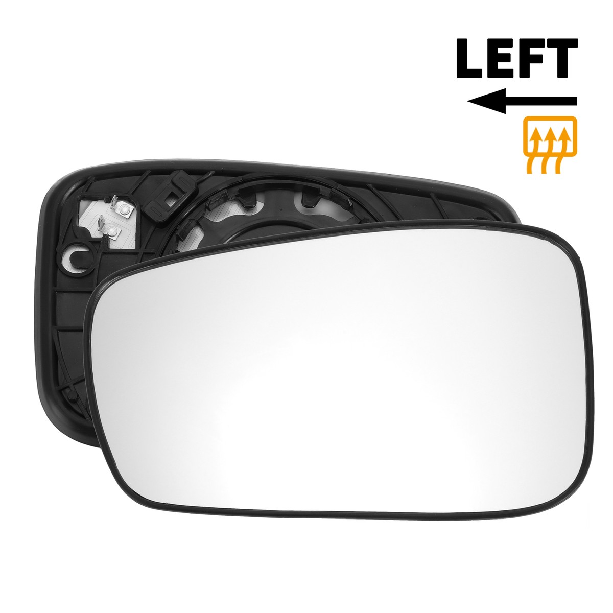 Hyundai Sonata Passenger Side Mirror Glass 2011-2014 | Power Heated Replacement With Backing Plate | Easy Installation