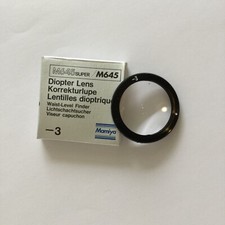 MINT Mamiya -3.0 Diopter Lens for M645 super /M645 Waist-Level Finder eyepiece