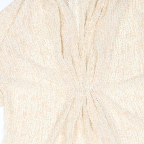 H&M Womens Beige Polyester Blend Blouse Size 8 - Picture 5 of 10