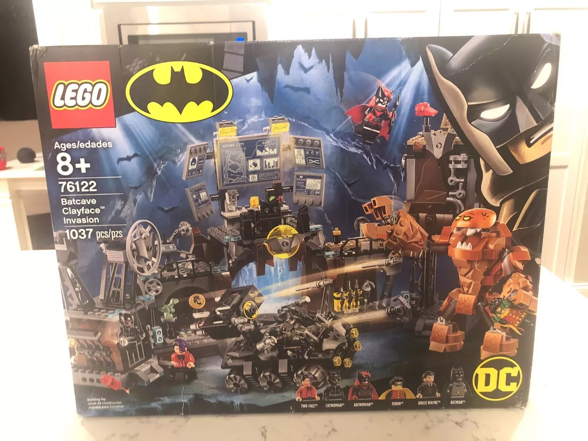 LEGO DC Batman Batcave Clayface Invasion 76122 Batman Toy Building Kit with  Batman and Bruce Wayne Action Minifigures, Popular DC Superhero Toy (1037