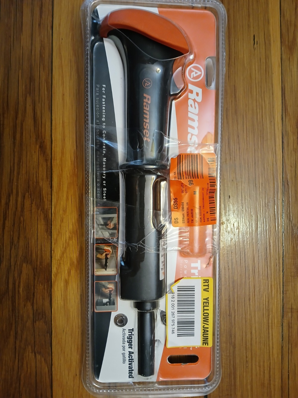 Ramset TriggerShot 0.22 Caliber Powder Actuated Tool 92097400665 eBay