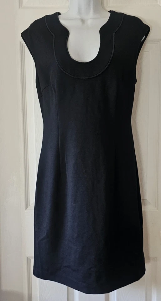Trina Turk Black Lined Dress Sleeveless Womens Size 6 - Image 3 of 4
