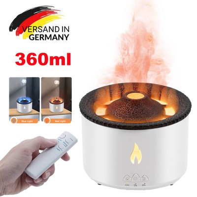 Vulkan Diffuser Luftbefeuchter Aroma Diffusor ätherische Öle Humidifier 360ML DE