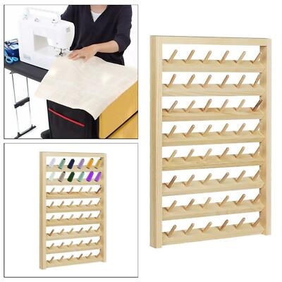 Wand Fadenablage Multi-Spule Organizer Stickmaschine Werkzeug 48 Spulen