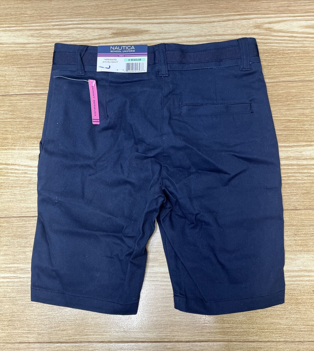 Pantalones Cortos Para Niñas Talla Nautica De Uniforme Escolar