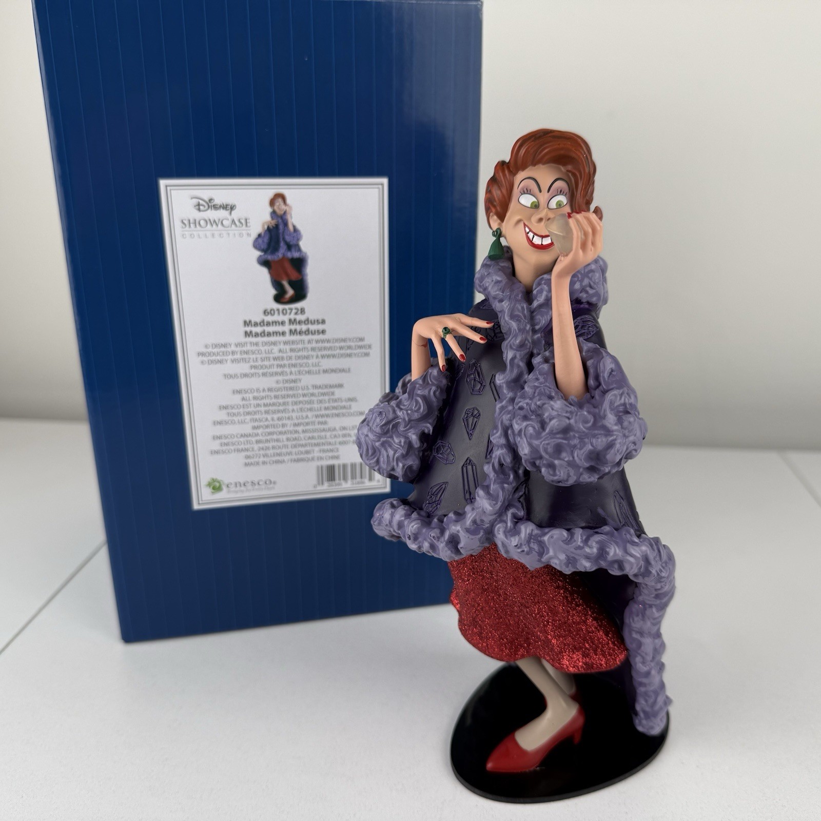 Figura Disney Showcase Madame Medusa Los Rescatadores 6010728 Enesco