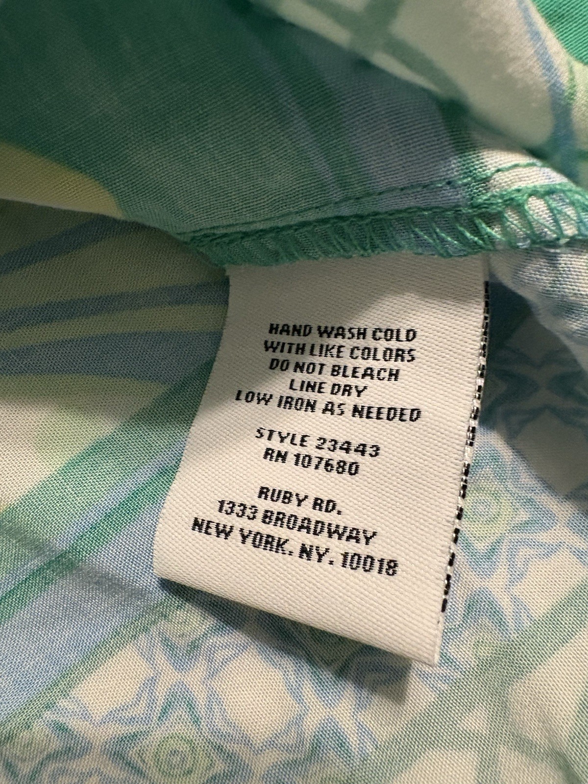 Ruby Road Women's Tie Front Button Down Shirt 3/4… - image 6