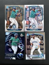 Bowman Lazaro Montes Lot 4, 1st Bowman Chrome & Paper, Platinum, Base Chrome 