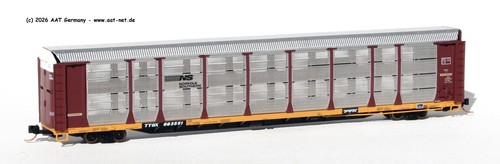 Red Caboose N 19137-12 - 89´ BiLevel Autorack Norfolk Southern #983551 NEU & OVP | Zustand: Neu