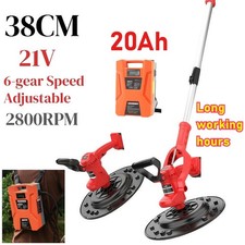 20Ah 800W 38cm 6-Gear Cement Concrete Electric Sander Floor Trowel Calender