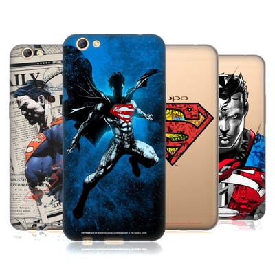 OFFICIAL SUPERMAN DC COMICS 80TH ANNIVERSARY SOFT GEL CASE FOR OPPO PHONES