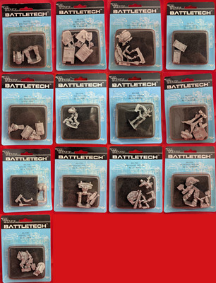 Ral Partha Battletech- 20-778 779 780 20-782 783 784 785 787 788 790 793 794 795