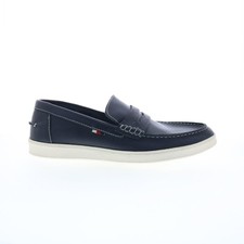 Testosterone Jim Nee T92001 Mens Blue Loafers Slip Ons Penny Shoes 12
