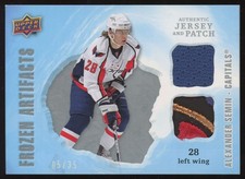 2008-09 UD Artifacts Frozen Jersey / Patch Alexander Semin 05/35 #FAD-AS 4 CLR