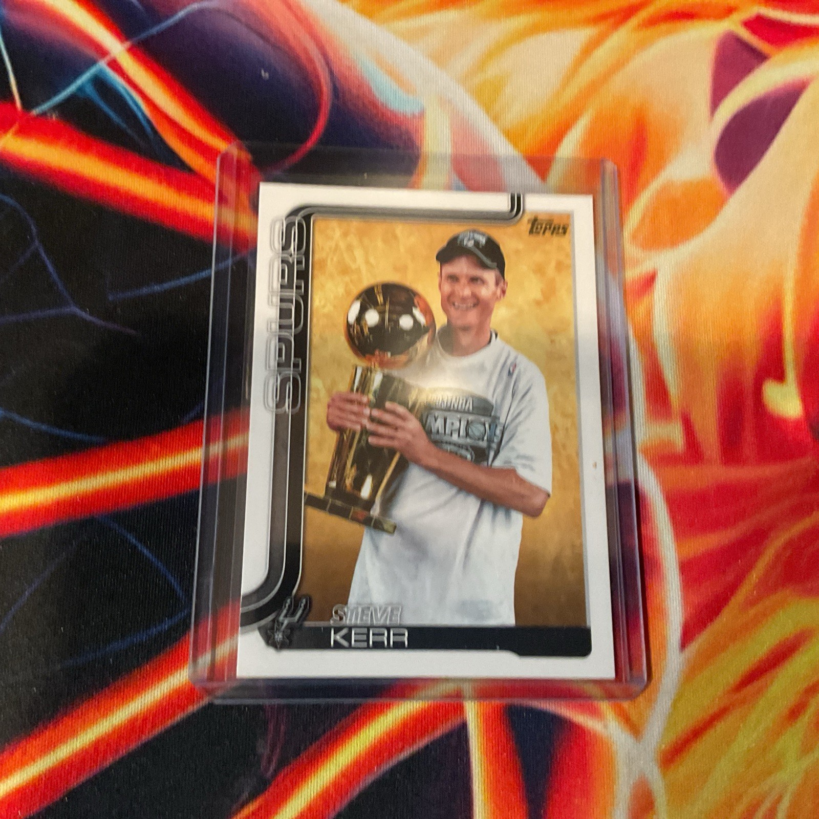 2025-2026 Topps Basketball #267 Steve Kerr Spurs Golden Mirror SSP